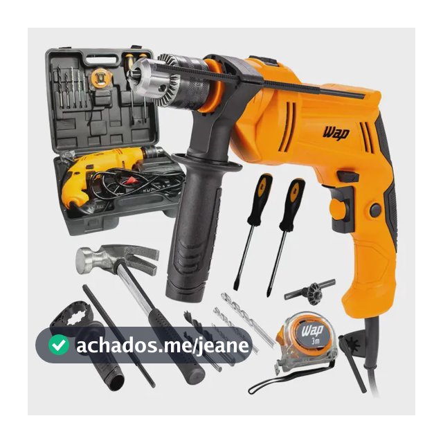 Parafusadeira Furadeira De Impacto 700w Maleta Wf 700k13 Wap