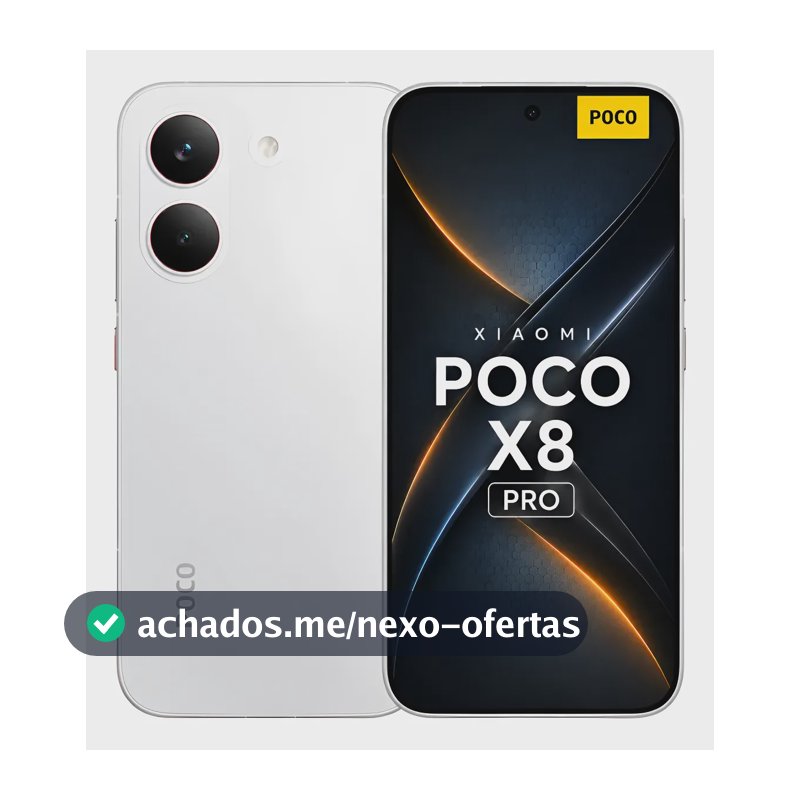 Celular Poco X8 Pro 256gb 8gb Ram 50mp Amoled Nfc 5g Global Branco