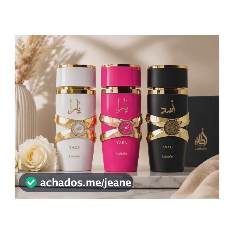 Kit 3 Perfumes Árabes Lattafa Yara E Asad 30ml