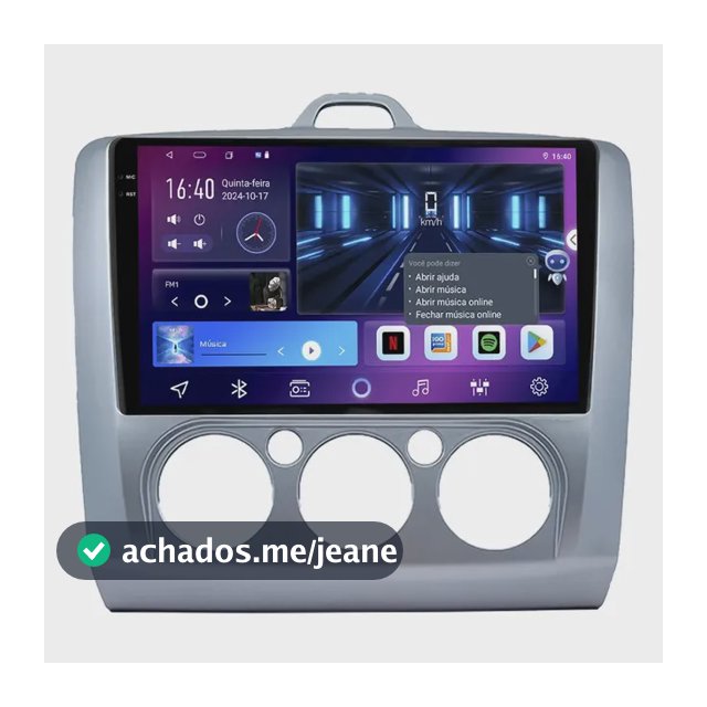 Multimidia Focus 08/13 9p Octacore Android Carplay 4gb 64gb