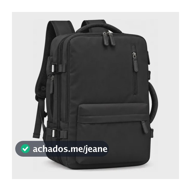 Mochila Executiva Grande Para Viagem Impermeável Reforçada