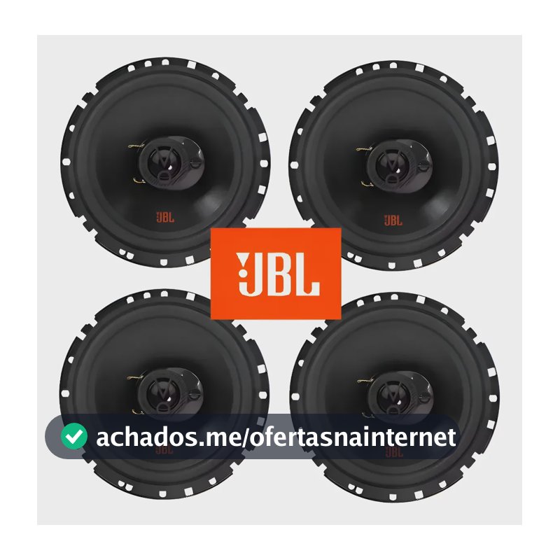 Kit 4 Alto Falante Original Jbl 6polegadas 220wrms Preto