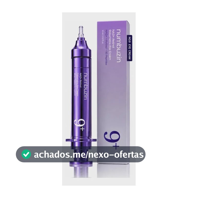 Numbuzin No.9 Eye Cream Creme Para Olhos Com Retinol 10ml