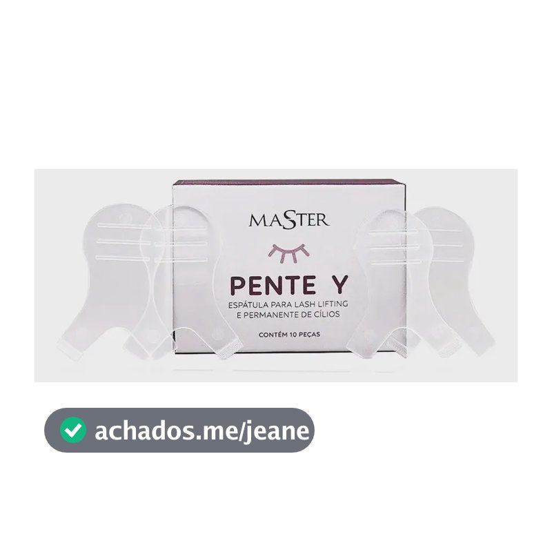 Pente Y Master Espátula Para Lash Lifting E Permanente 10un