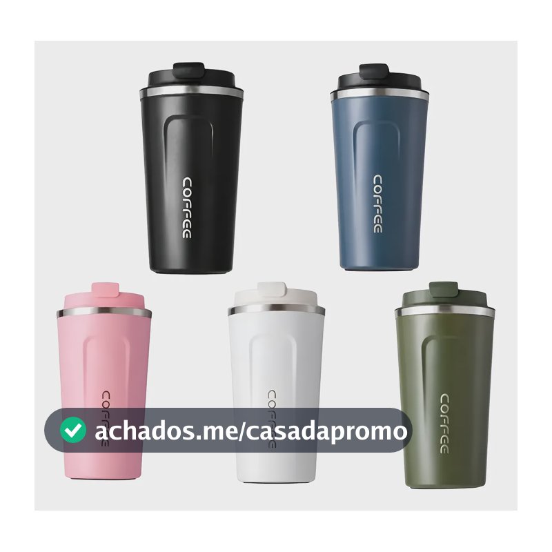 Copo Térmico Inox Café Chá Anti-vazamento Vacuum 500ml