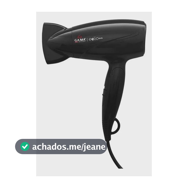 Secador de cabelo Gama Italy Eolic Travel