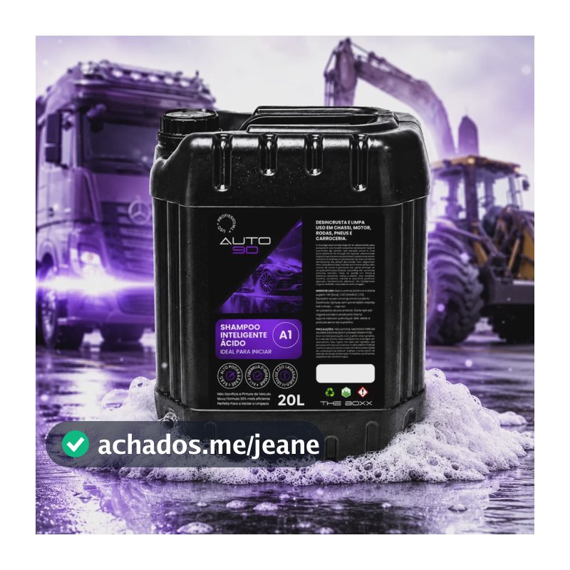 Shampoo Inteligente Potente Concentrado Galão 20l Oficina