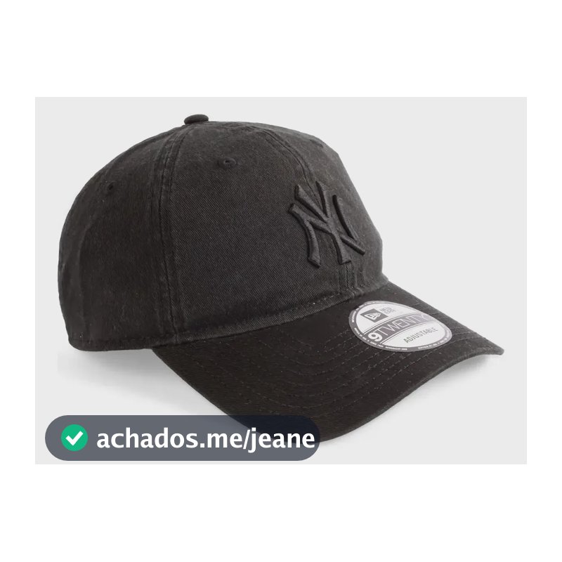 Boné New Era Mlb New York Yankees 9TWENTY All Black Tamanho Único