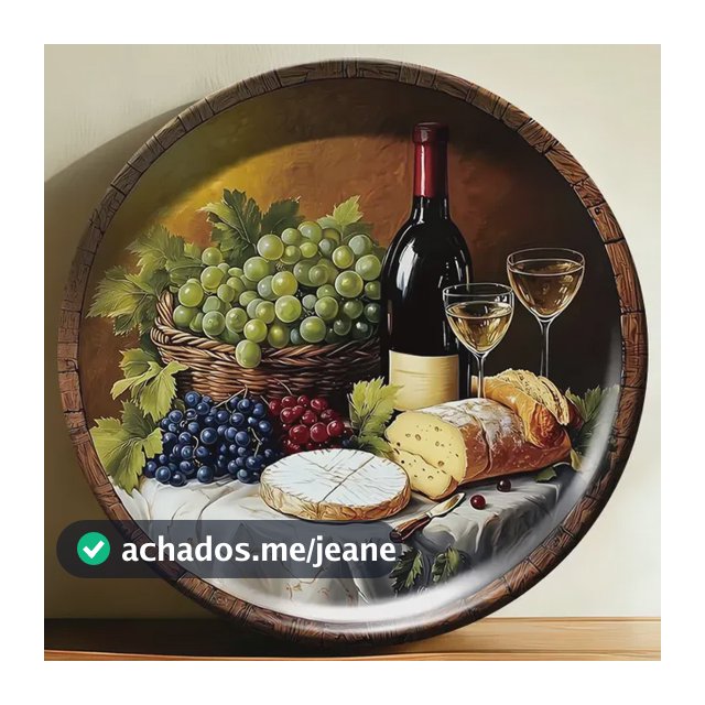 Placa Decorativa De Cerâmica Para Cena De Pintura De Frutas