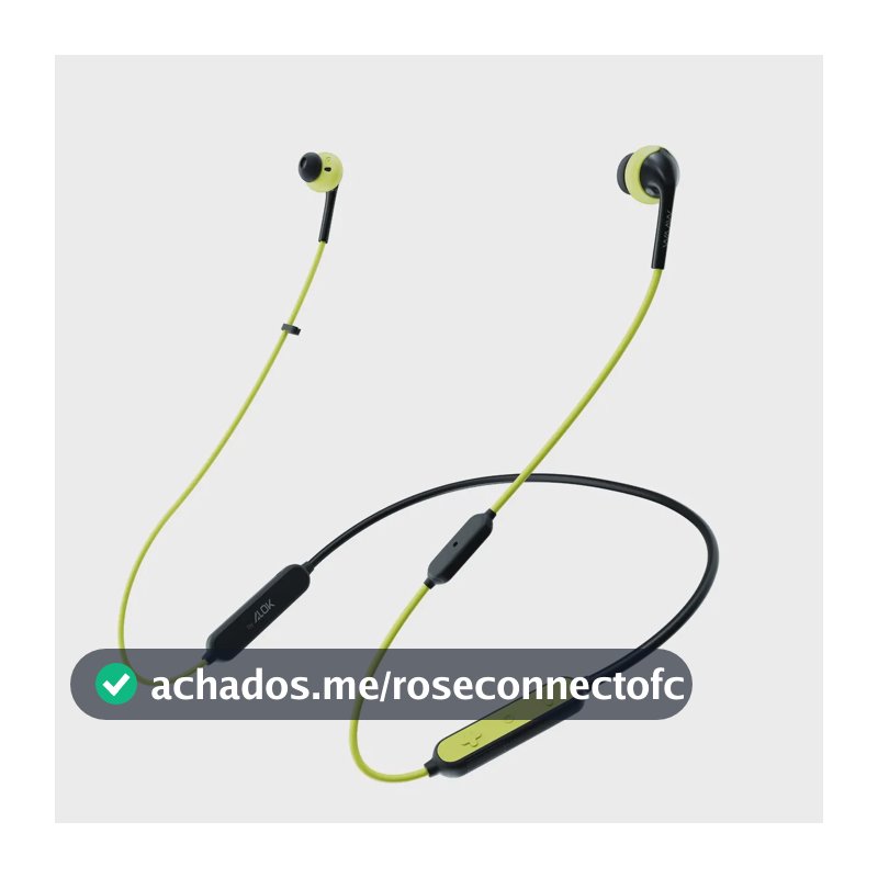 Fone De Ouvido Esportivo Bluetooth Waaw By Alok Move 100ebs Preto E Verde