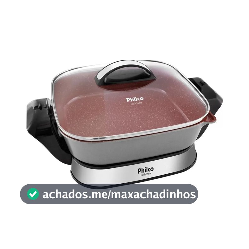 Panela Elétrica Redstone Com Revestimento 4l Vermelha Philco Vermelho 60 Hz