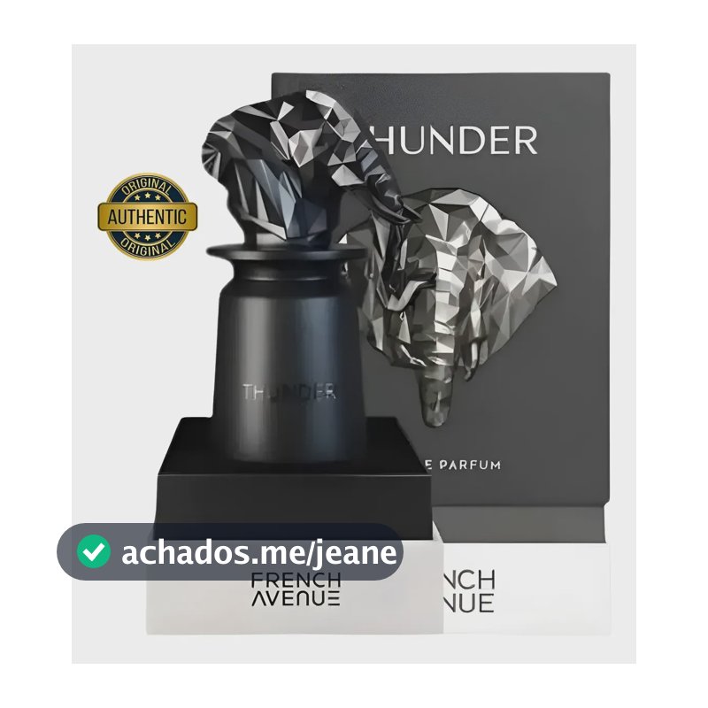 Perfume Arabe French Avenue Thunder Masculino Eua De Parfum