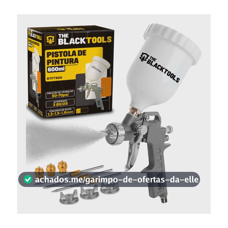 Pistola Pintura Hvlp Profissional Automotiva Gravidade 3 Bic