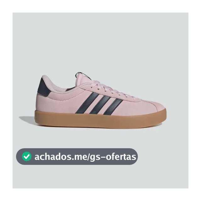 Tênis Feminino Vl Court 3.0 adidas Clpink/legink/gum3 Liso 36 Br