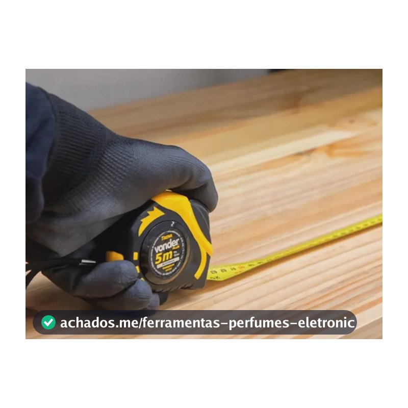 Trena De Aço 5mts X 19mm Auto Trava Vonder Plus