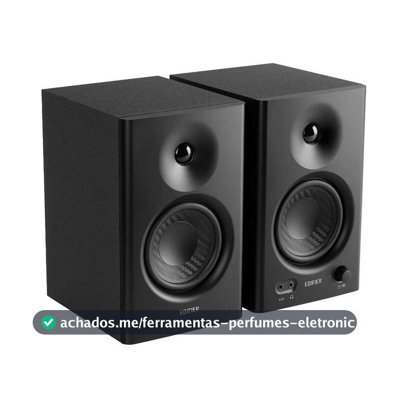 Alto-falantes Edifier Mr4 Studio Monitor 42w Rms 2.0 4 polegadas, cor preta