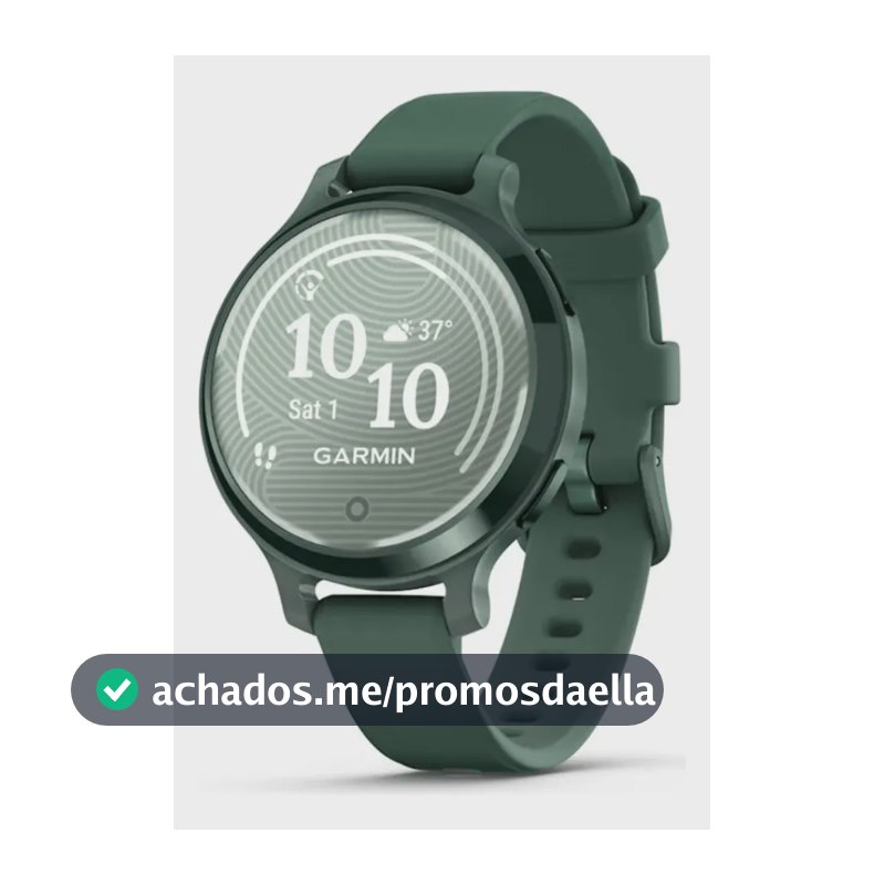 Relógio Garmin Com Monitor Cardíaco E Gps Lily 2 Active 38mm Verde Jasper 38 Mm