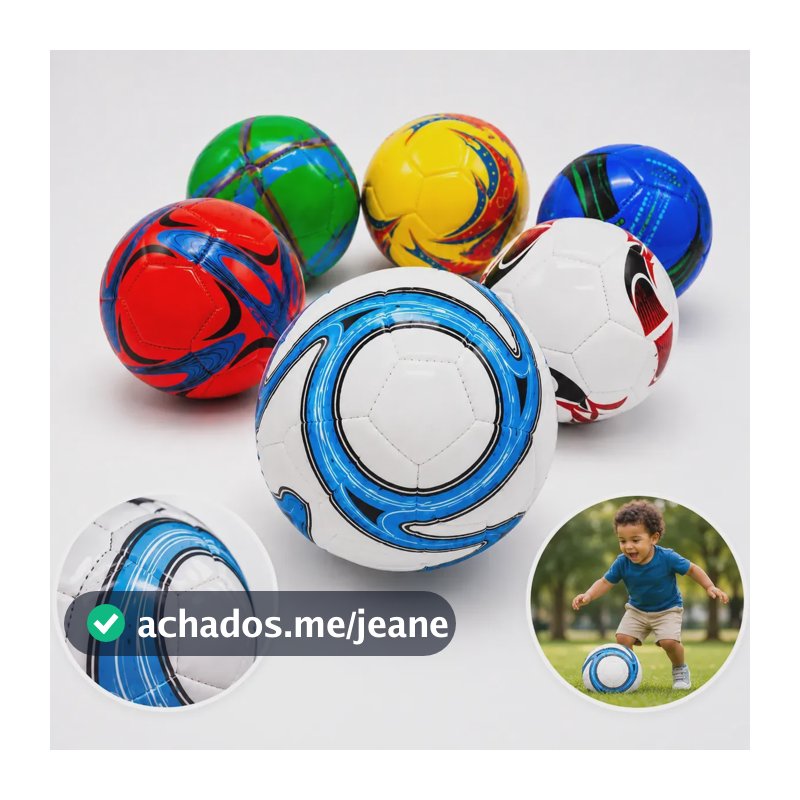 Mini Bola De Futebol Infantil No 2 14cm Colorida Sortida Sortida