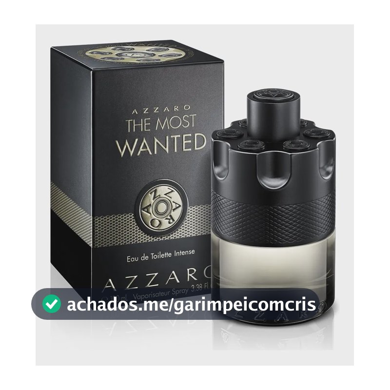 Fragrância Masculina Azzaro The Most Wanted Eau De Toilette Intense 100ml
