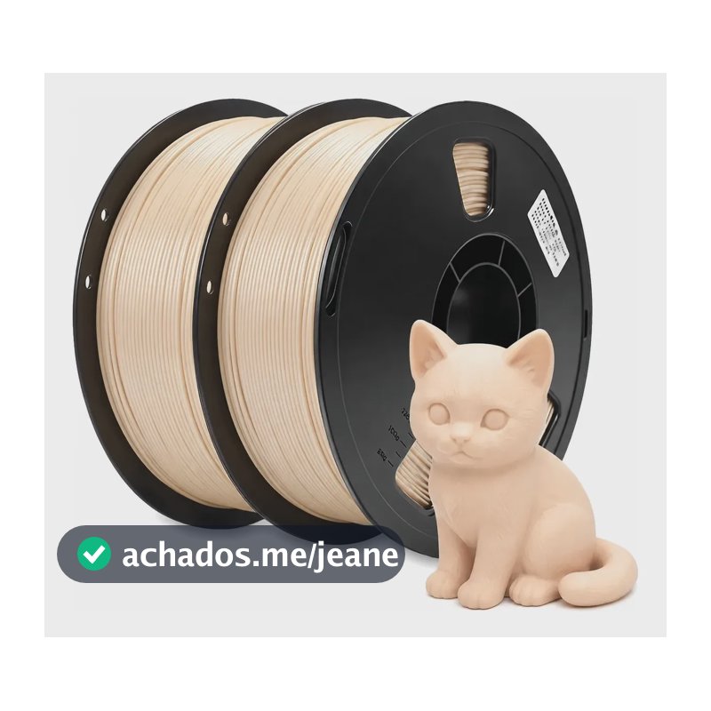 Filamento De Impressora 3d Pla 1,75mm 2kg Impressão Cor Lisa Pele