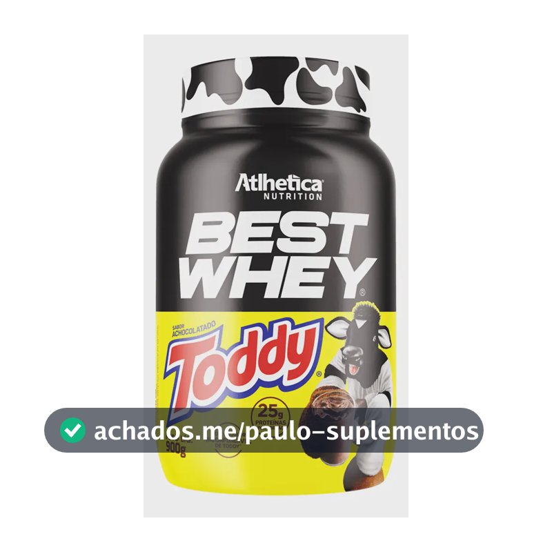 Best Whey Toddy Isolado Hidro Concentrado 900g - Atlhetica Toddy