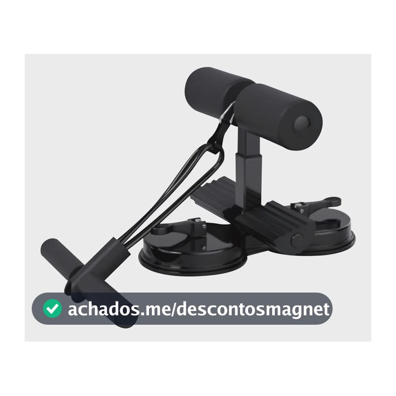 Aparelho Abdominal Suporte Pé Exercicios Academia Abdominal Preto