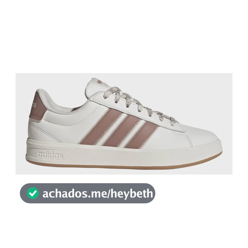 Tênis Feminino Grand Court 3.0 adidas Branco Liso 37 Br