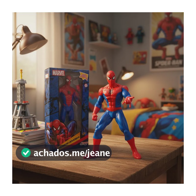 Homem Aranha Boneco Brinquedo Vingadores Articulado Grande