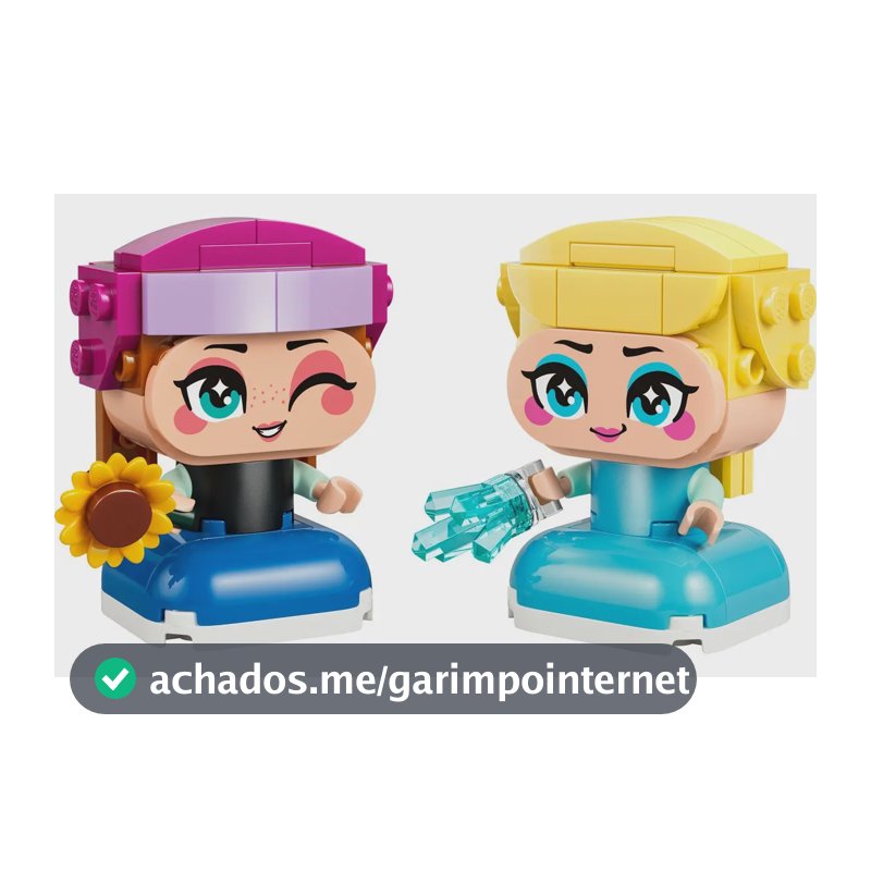 Brinquedo LEGO® Disney Frozen Mini Anna e Elsa 43284