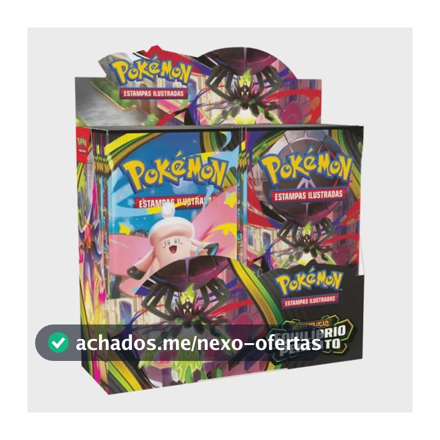 Pokémon Box 36 Booster Equilíbrio Perfeito Mega Zygarde Ex Pokemon Português