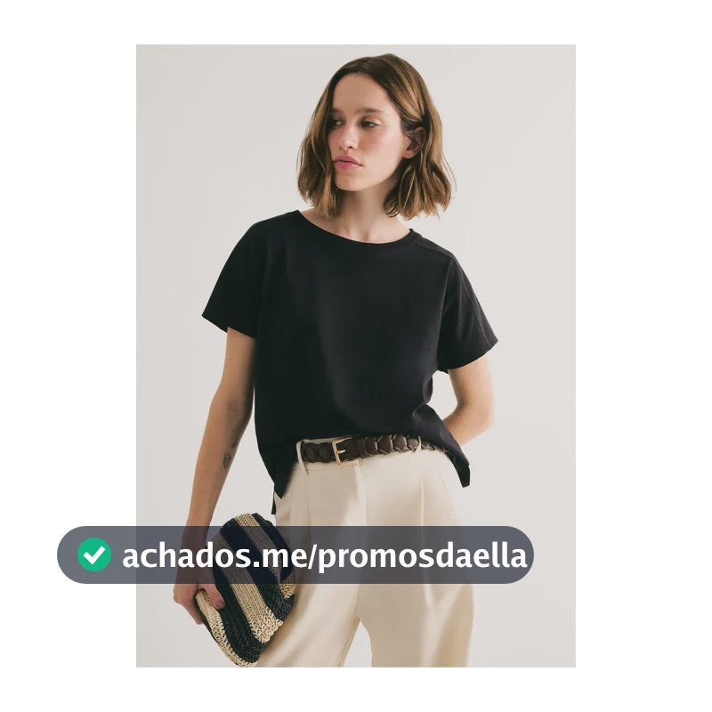 Blusa Feminina Regular Em Viscose Hering Preto M