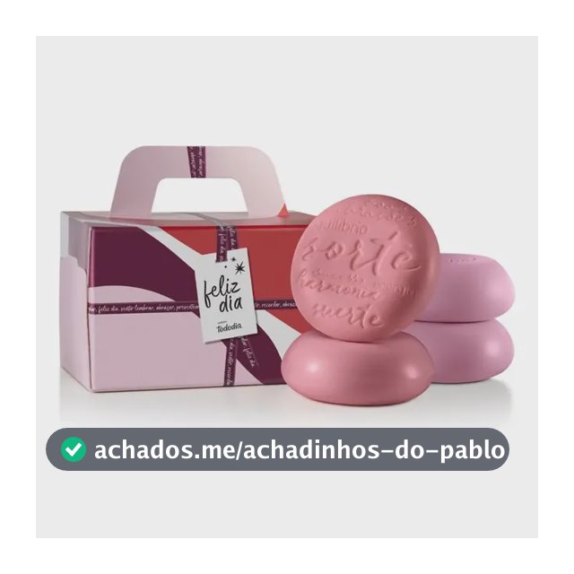 Natura Tododia kit 4 sabonetes Banho de Prosperidade 90gr