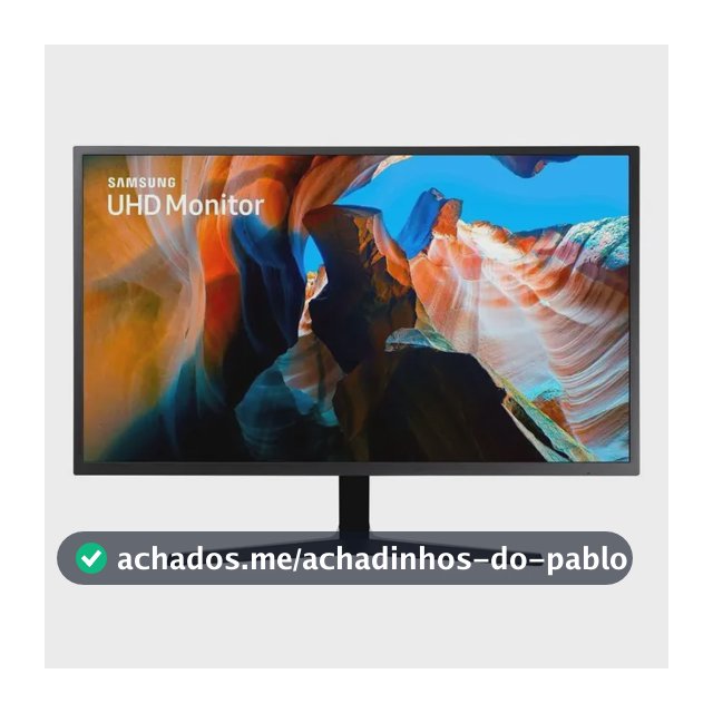 Monitor Samsung UJ59 32" UHD Tela Plana Painel VA 60Hz 4ms HDMI FreeSync Game Mode LU32J590UQLMZD