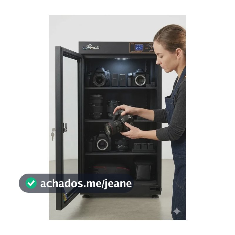 Gabinete Dry Box Desumificadora Equip Foto Video 50 Litros