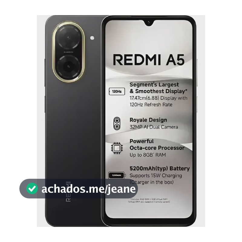 Redmi A5 128gb Dual Sim Preto