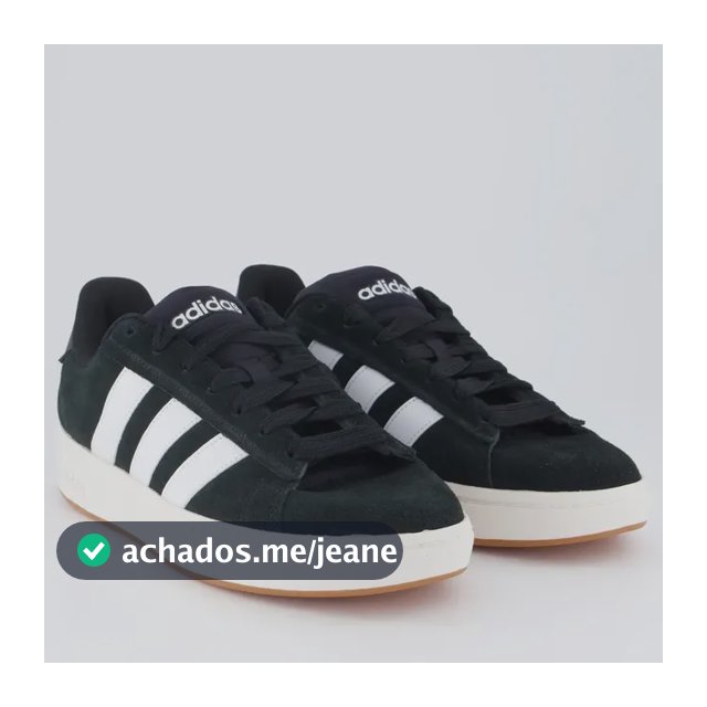 Tênis adidas Grand Court Alpha 00s Preto E Branco