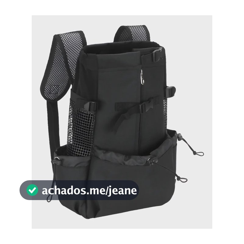 Mochila Pet P/ Transportar Cães Pequenos Segura Confortável