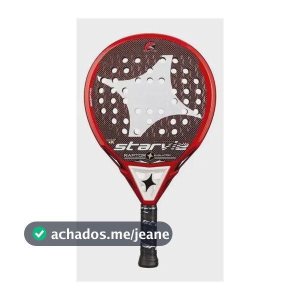 Raquete De Padel Starvie Raptor Evolution Vermelho