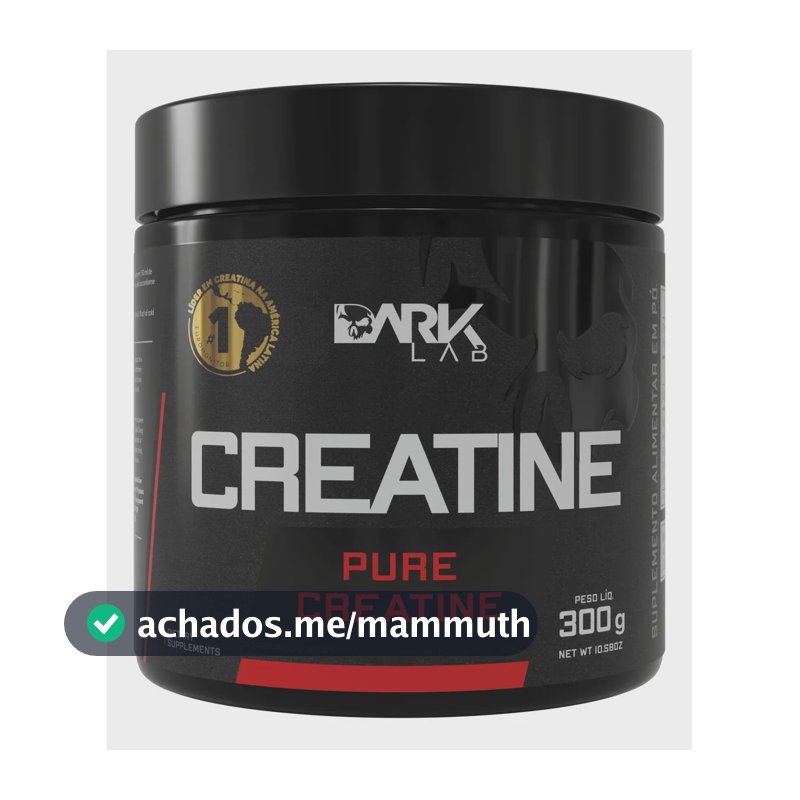 Creatina Dark Lab Premium Pure em pó Sem sabor x 300g