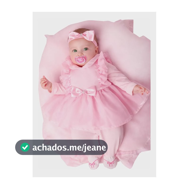 Saída De Maternidade Menina 04 Peças Bailarina Rosa Rosa 0-1 M