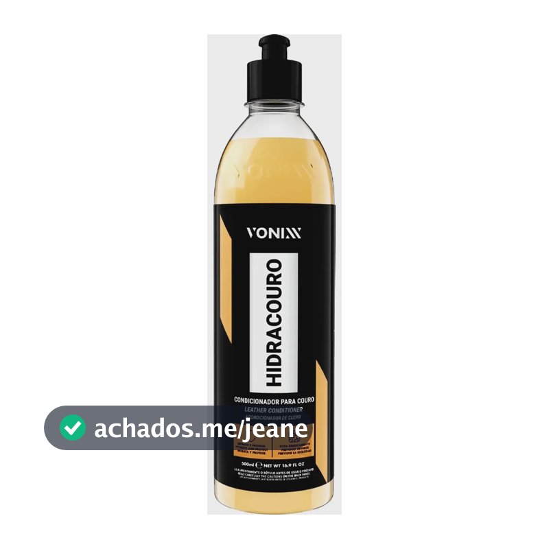 Hidratante De Couro Automotivo Hidracouro 500ml Vonixx