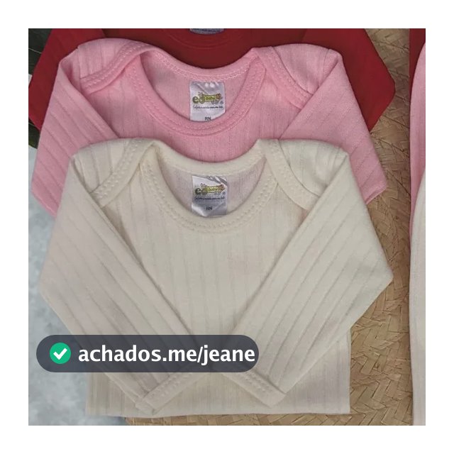Kit 3 Body 3 Mijao Canelado Roupa Bebe Nenem Enxoval Algodao