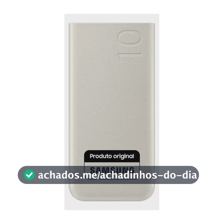 Bateria Carregador Portátil 2x Usb-c, 10000mah, 25w