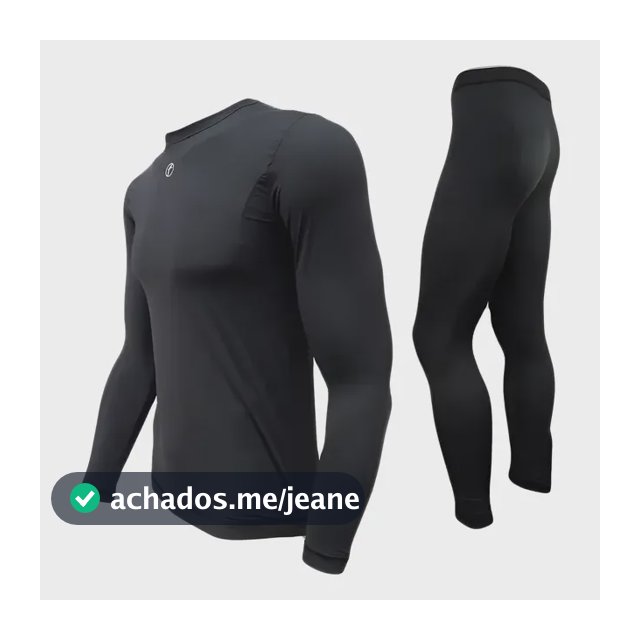 Conjunto Segunda Pele Térmico Motociclista Proteção Solar Uv
