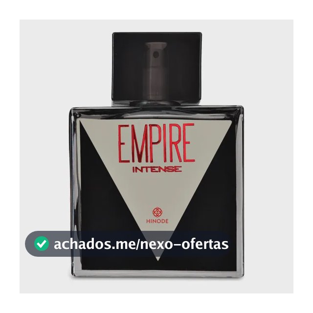 Perfume Masculino Empire Intense Hinode Deo Colônia 100ml