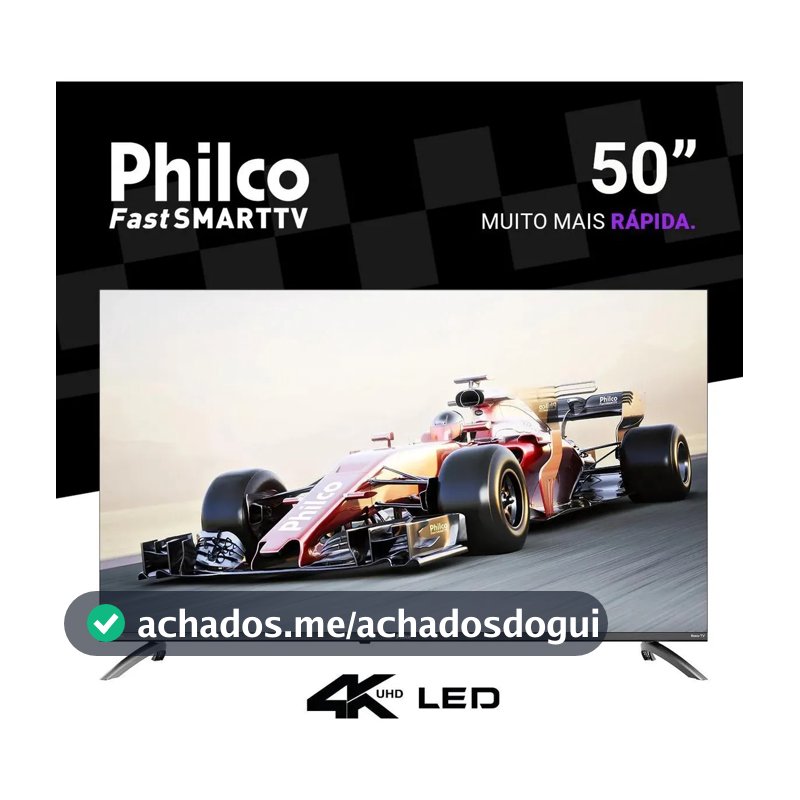 Smart Tv Philco 50 P50vik 4k Uhd Led Roku Dolby Audio Wi-fi Hdr10 110/220v