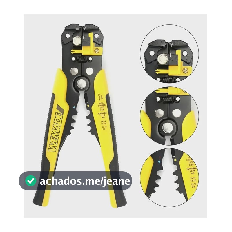 Alicate Desemcapador Crimpador De Fio Cabo Corte Automático