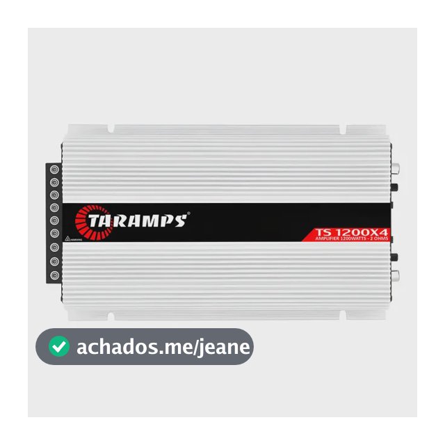 Modulo Amplificador Taramps Ts1200x4 2 Ohms 1200w Potencia S