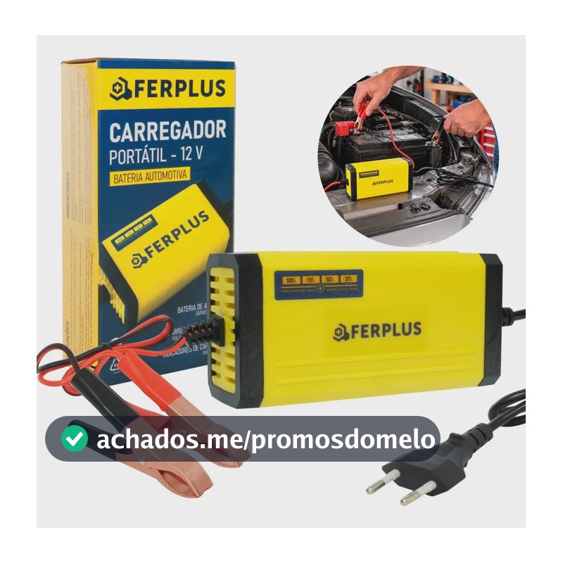 Carregador 12v 24w Bivolt 2a Moto Carro Inteligente