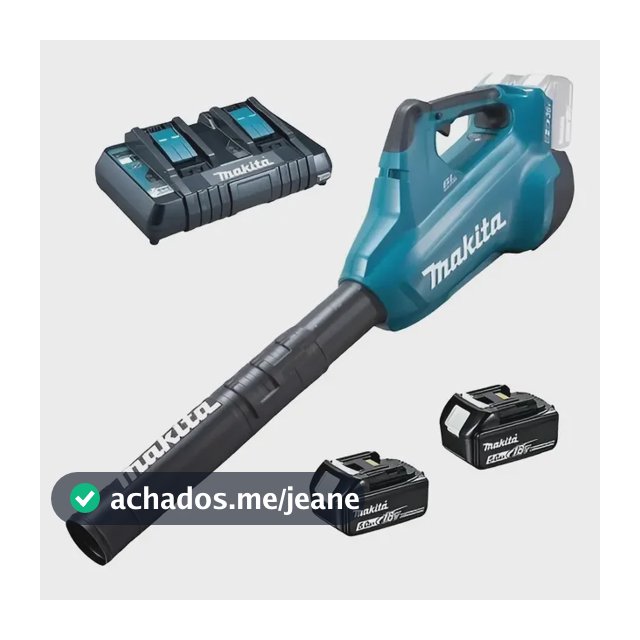 Soprador A Bat Dub362pt2 36v 5ah Makita 2bat 18v+18v=36v Bivolt
